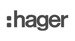 Logo Lieferant Hager bei dem S. Brand Elektrotechnik Waren bezieht. Lieferant Hager bei dem S. Brand Elektrotechnik Waren bezieht.